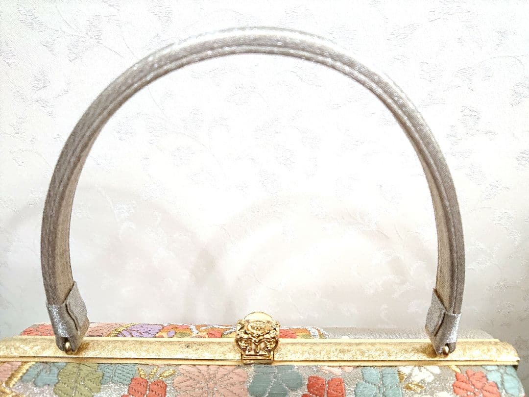 和装用バッグと草履セット 鈴乃屋 西陣織バッグ 本革草履