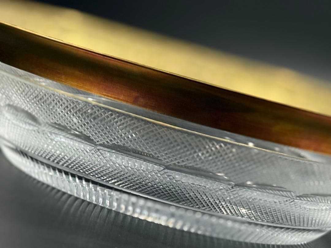 モーゼル クリスタル　スプレンディッド　金彩　ボウル　深皿