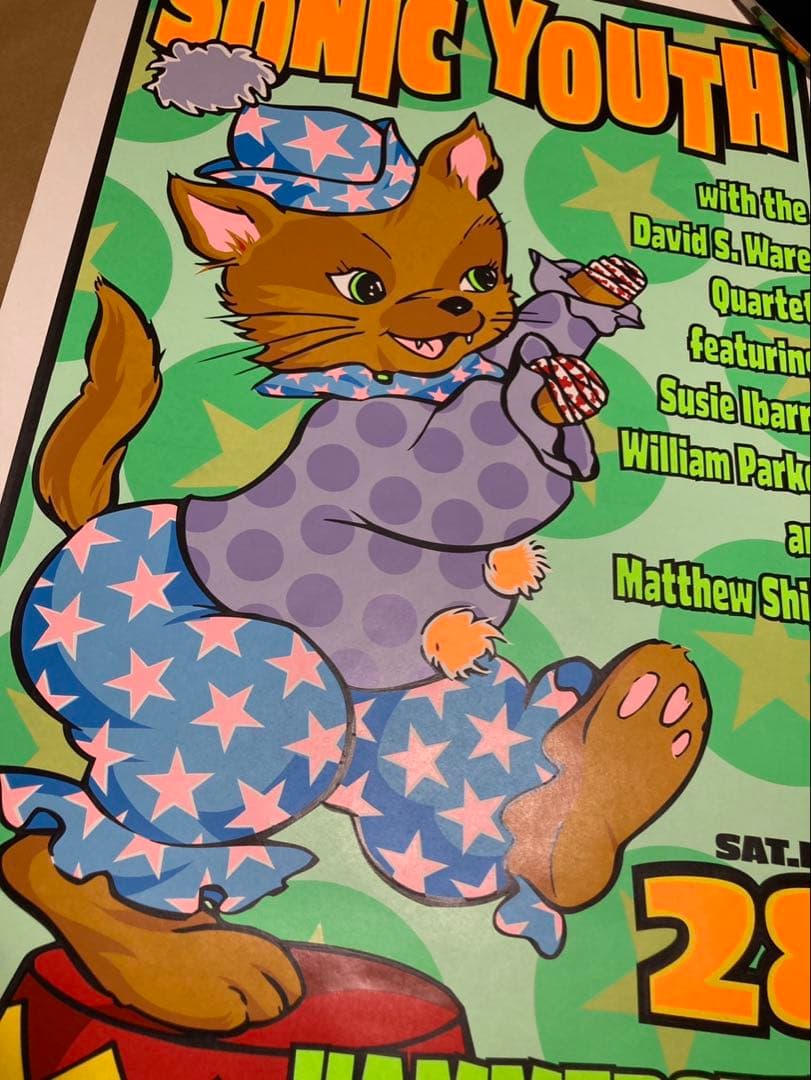 Sonic Youth シルクスクリーン frank kozik