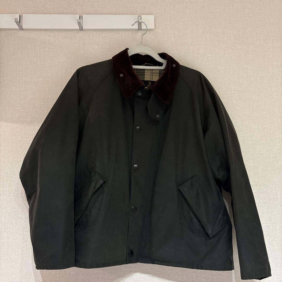 ジャケット・アウター Barbour TRANSPORT WAX GRN