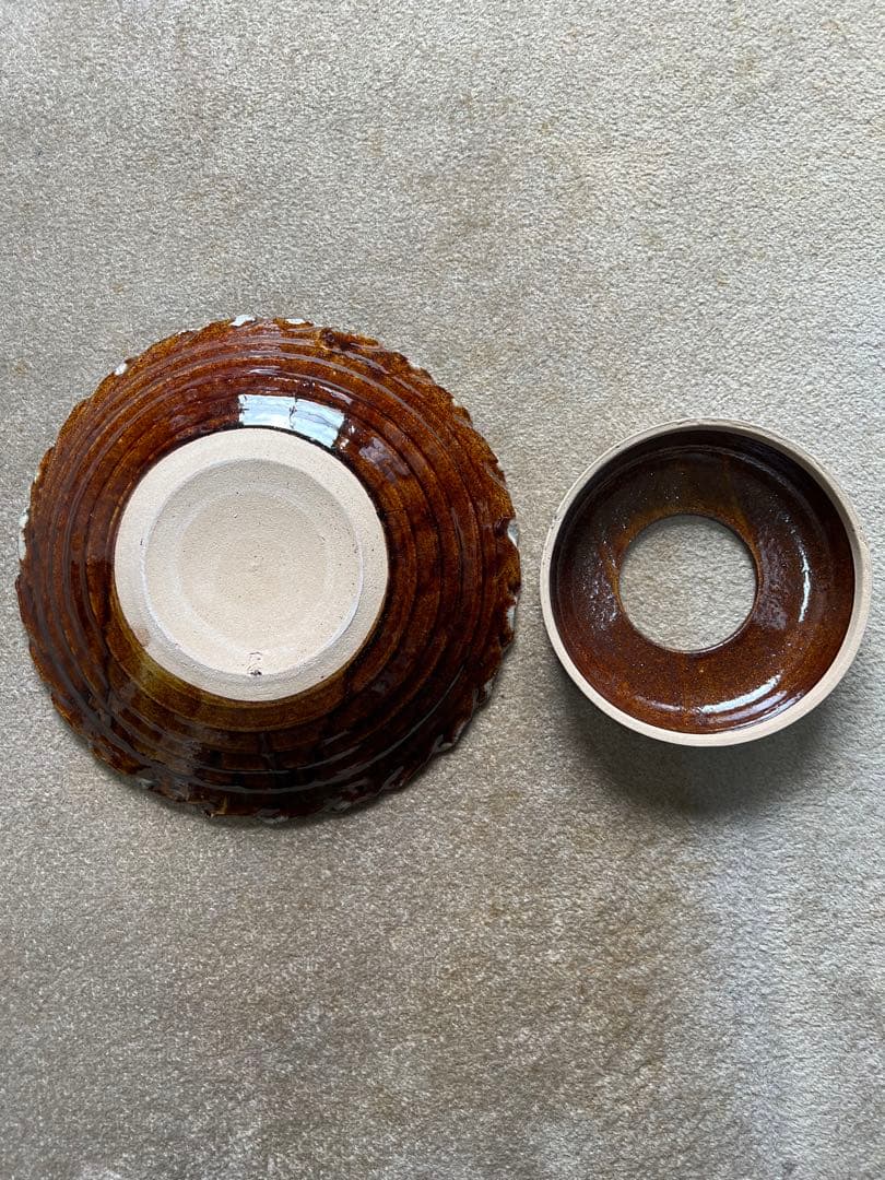 灰皿 火恵山焼 陶楽作 長崎 陶器 工芸品 民藝 美術