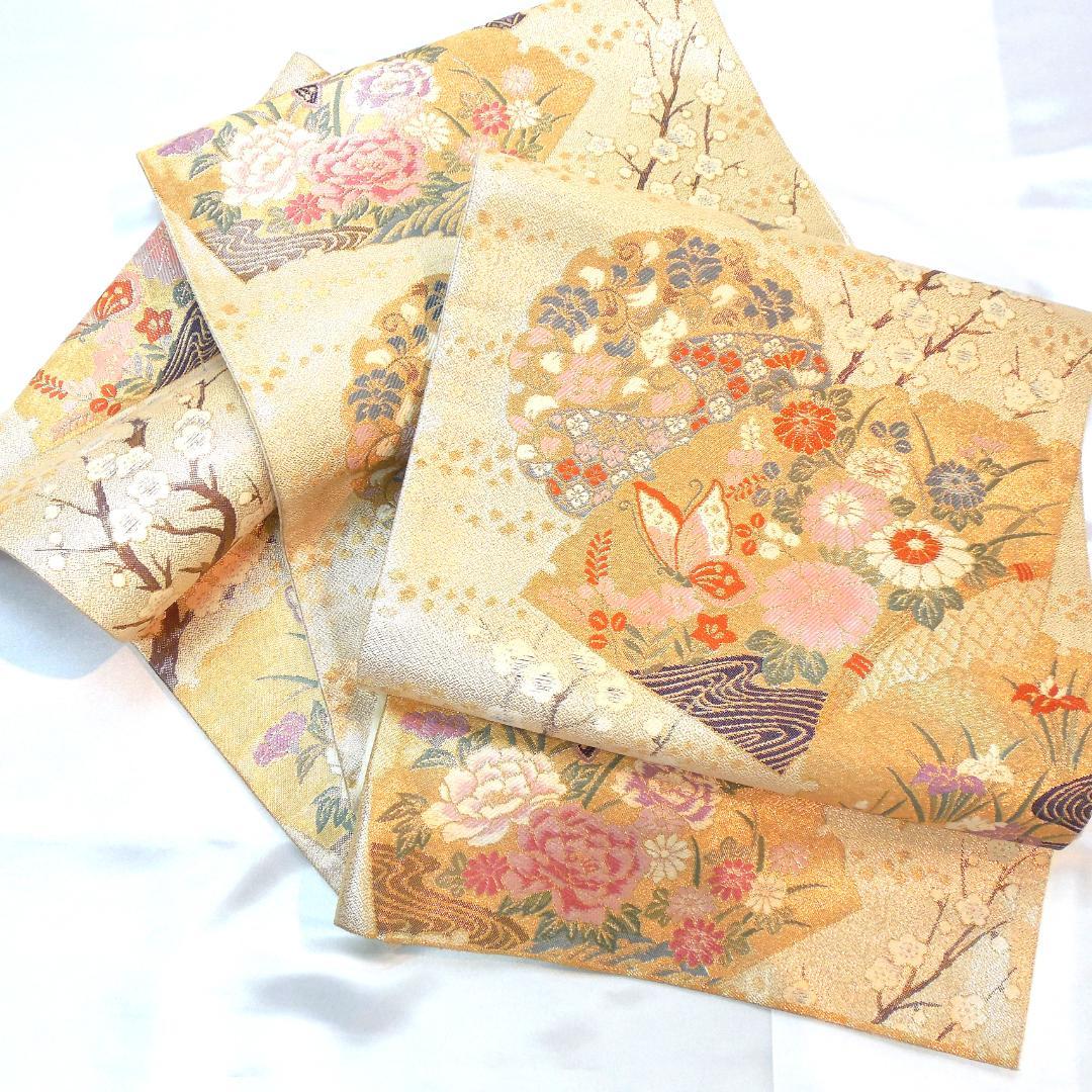 訳あり特価★美品　振袖フルセット　正絹　成人式　振袖　Mサイズ　ピンク　花柄