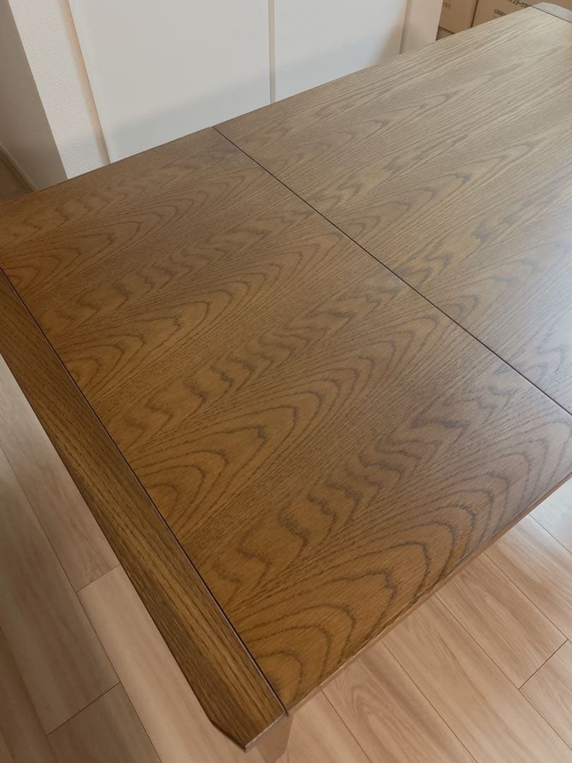 葉山家具　 ダイニングテーブル　伸長式テーブル　エクステンションテーブル 木製