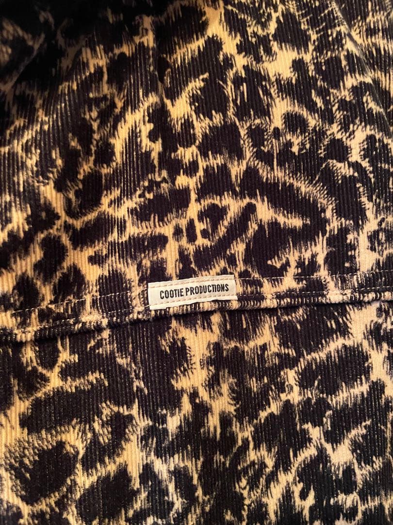 最終値下げ　COOTIE コーデュロイ レオパードダウンベスト