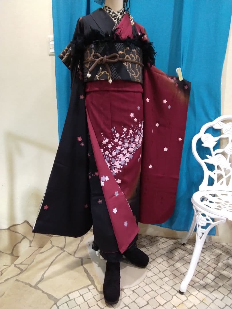 振袖フルセット、やまと誂製、半襟重ね衿、帯揚げ帯締め、西陣袋帯、襦袢、ガード加工