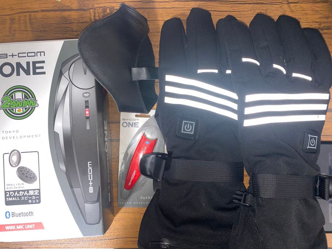 B+COM ONE ワイヤーマイクユニット 電熱線グローブセット