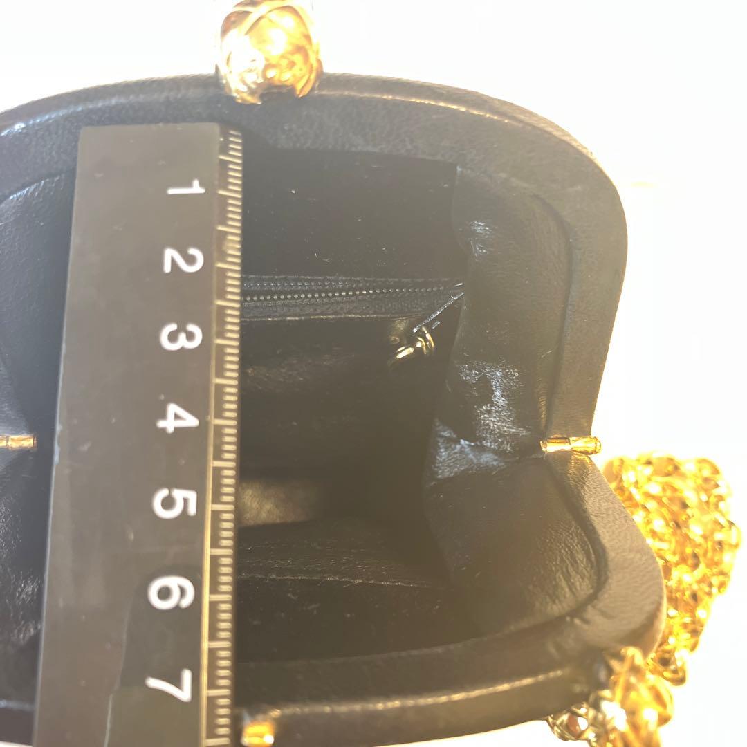 CHANEL ブラックレザー パーティーバッグ