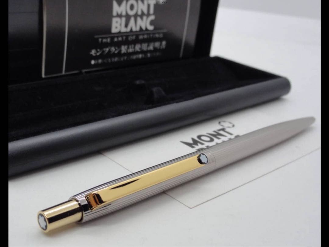 未使用に近い美品！総プラチナ張り価値あるSラインの最高峰No2929★モンブラン