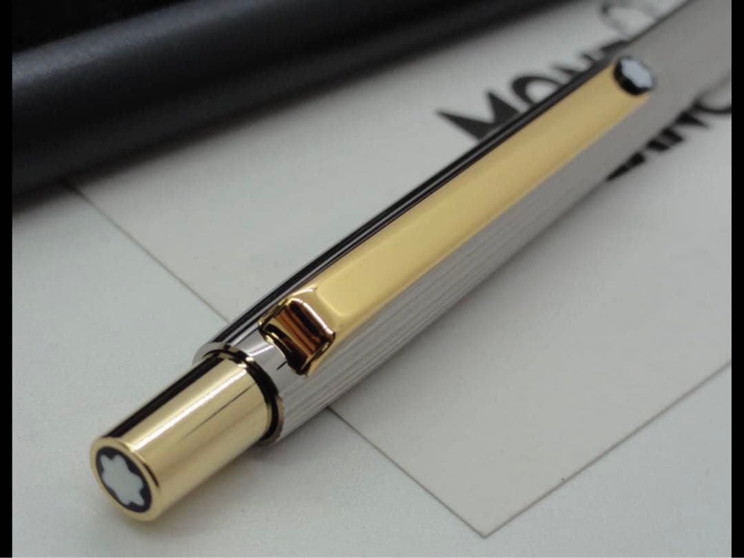 未使用に近い美品！総プラチナ張り価値あるSラインの最高峰No2929★モンブラン