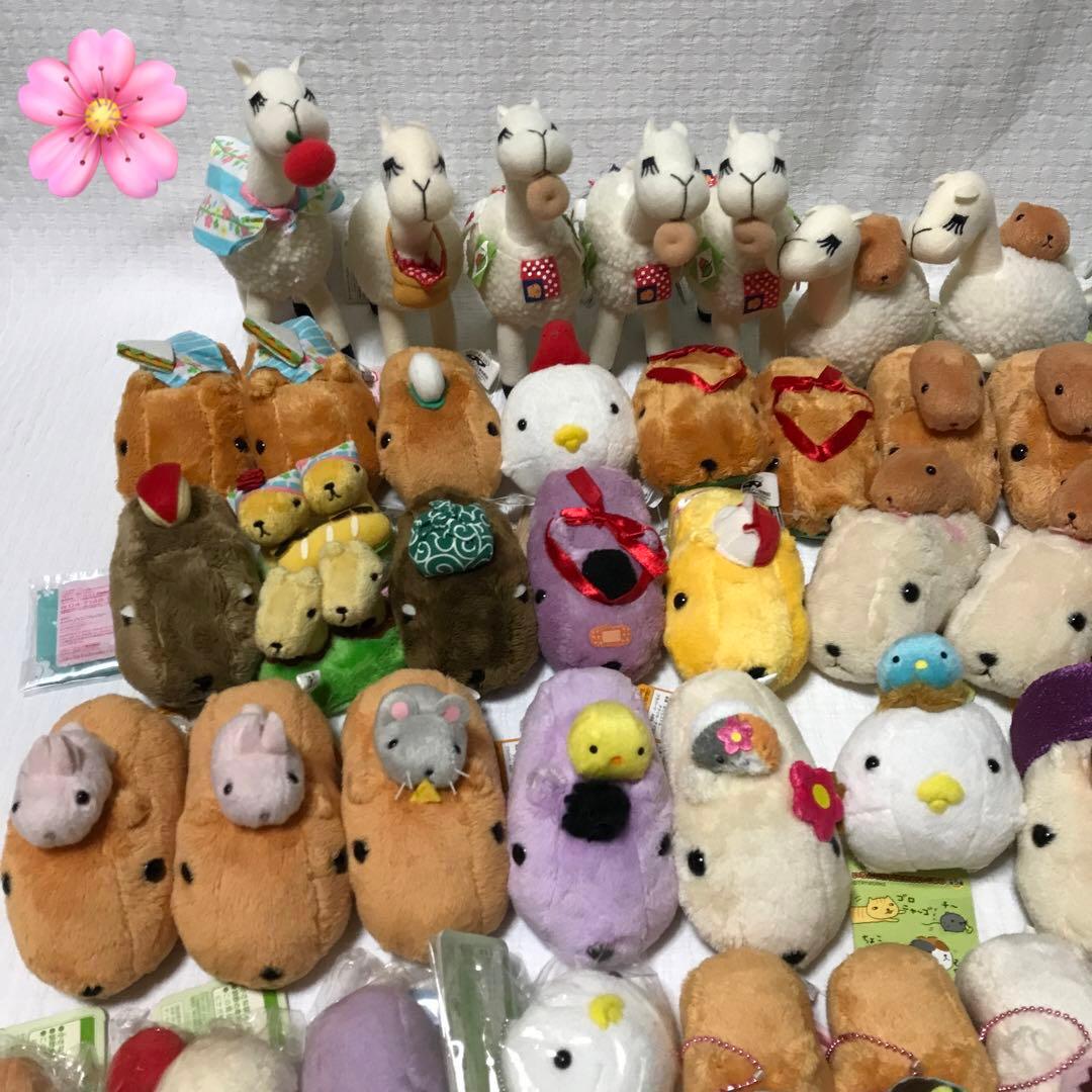 130点以上 まとめ売り カピバラさん ぬいぐるみ マスコット キーチェーン 他