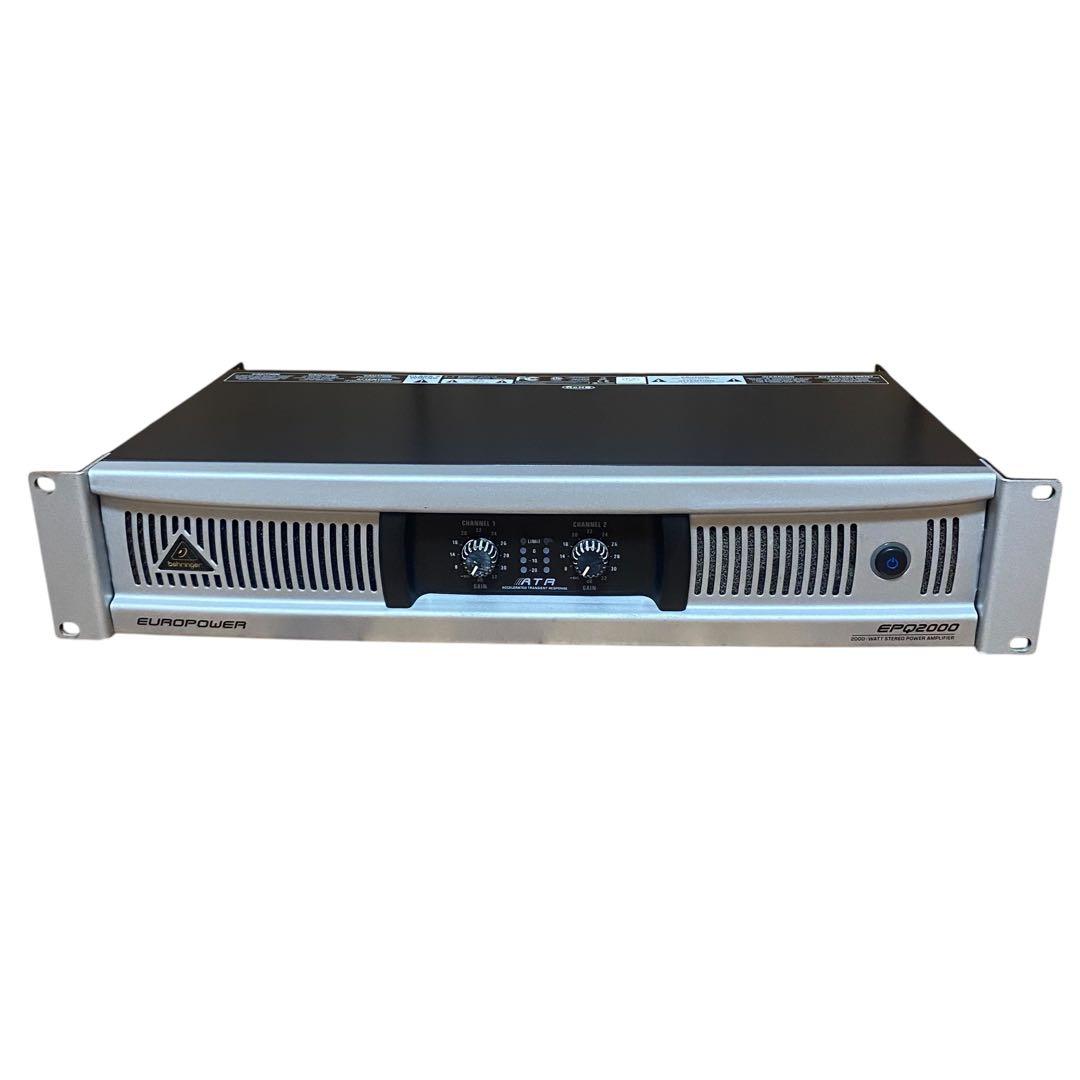 動作品　ベリンガー　パワーアンプ　EPQ2000 BEHRINGER