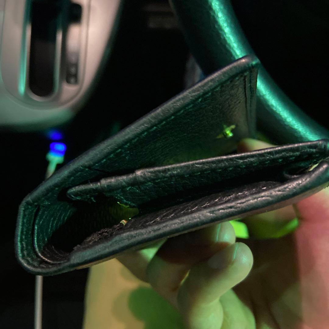 GUCCI グッチ　456126 GGマーモント　フロント金具　折財布