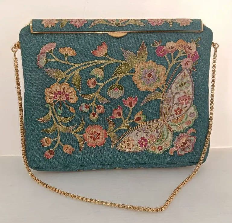 希少　岡重　OKAJIMAの和装バッグ　イタリア製