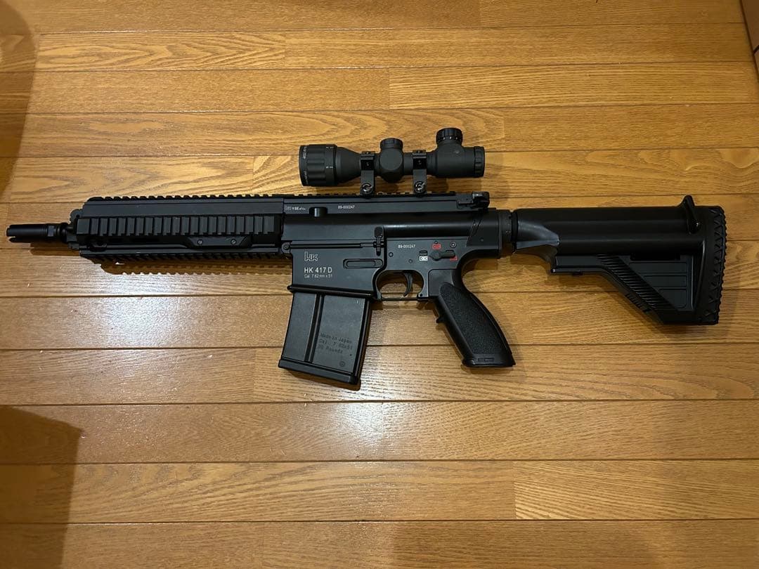 HK 417D ショートハンドガード刻印追加メカボックス整備