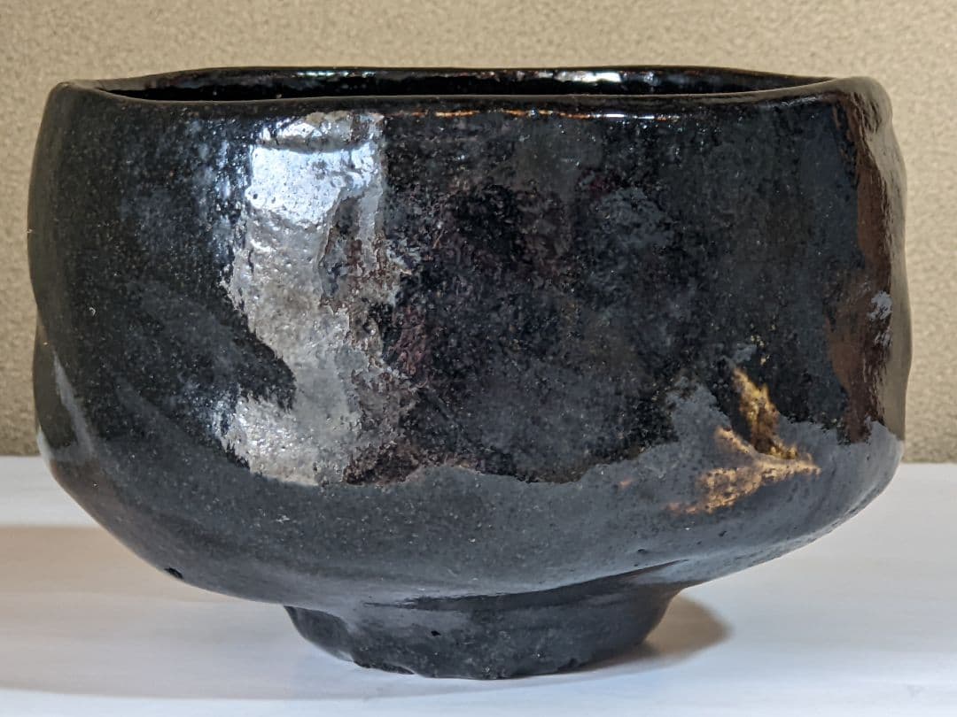 ♦茶道具 黒楽茶碗 抹茶碗 美術工芸品 アンティーク 骨董品 コレクション
