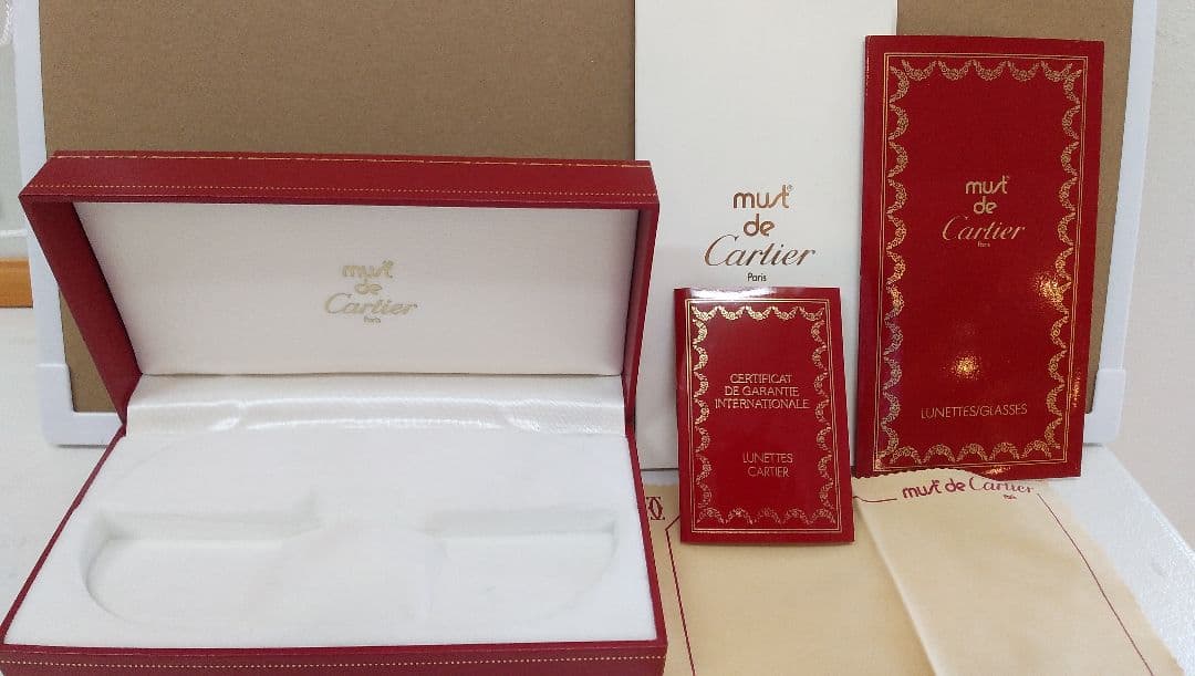 must de Cartier メガネケース ビンテージ