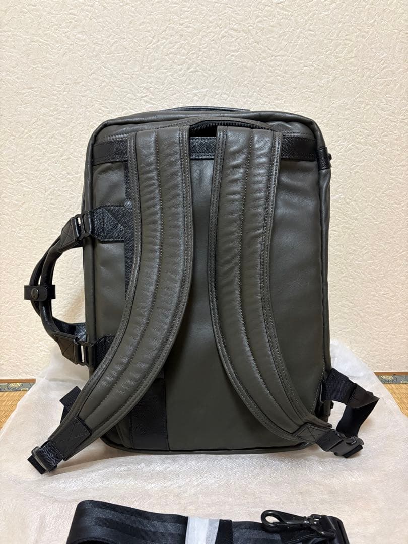 【美品】BRIEFING 【限定品】LEATHER TRINITY LINER