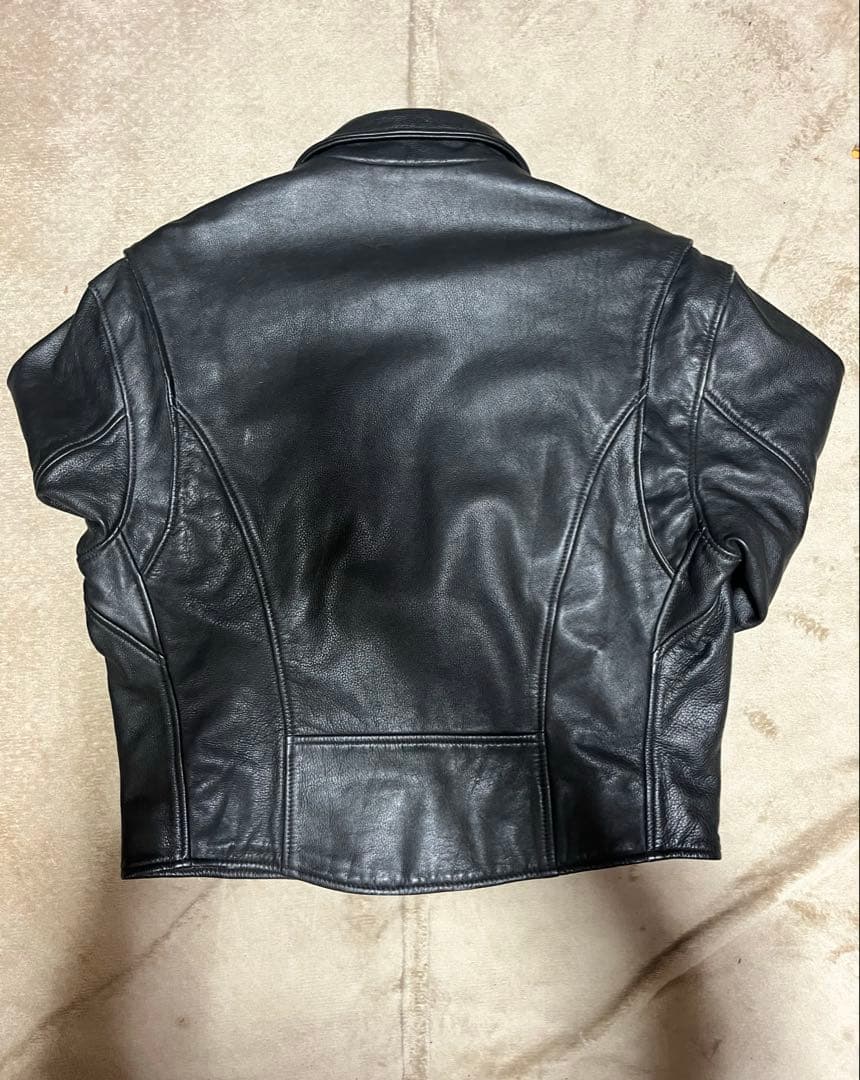 80s シングルライダースジャケット 牛皮