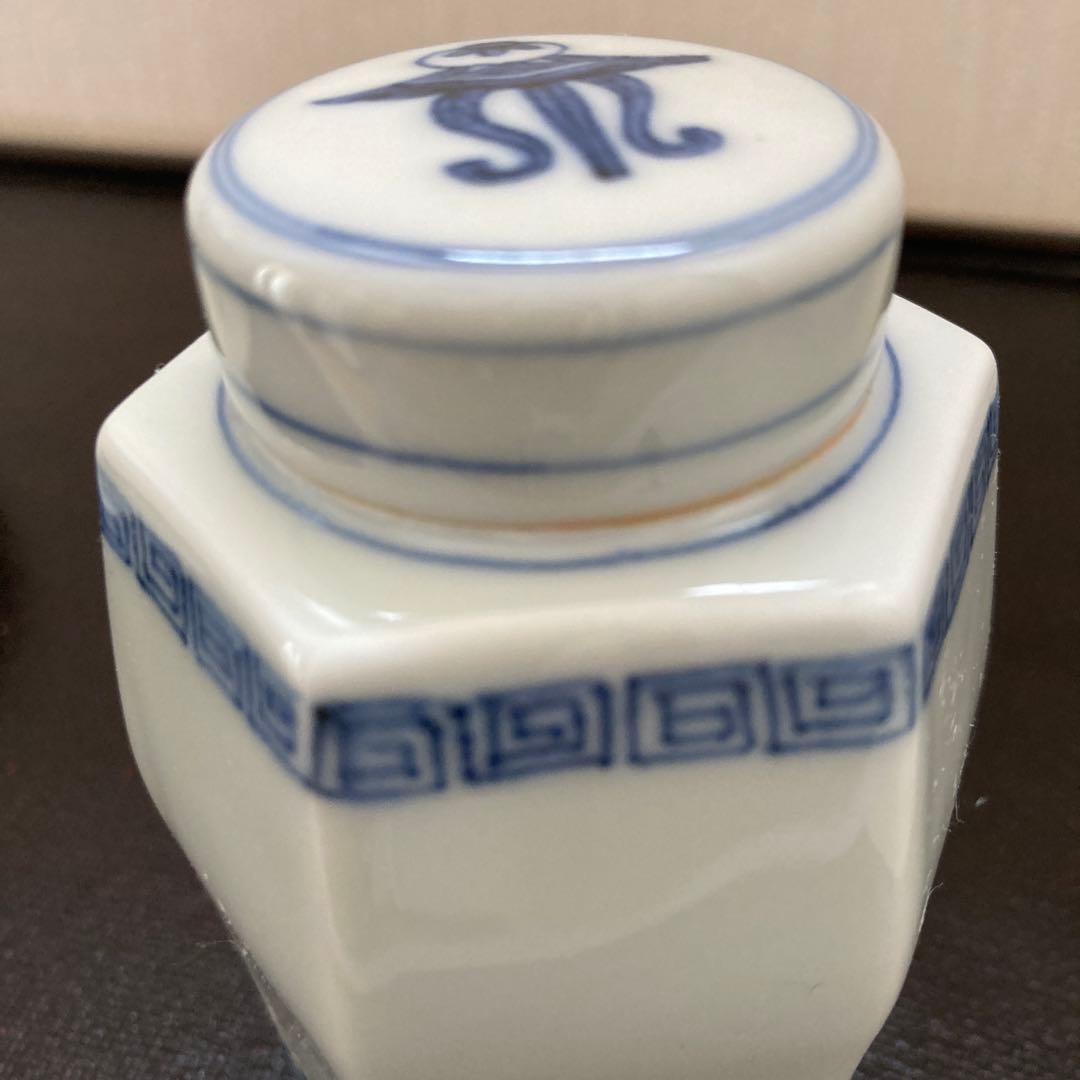 煎茶道具　平安春峰　茶入れ　香立て