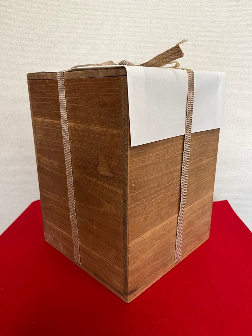 人間国宝 三代 徳田八十吉（正彦銘）碧明釉 花入 高さ 約23.5㎝ T213