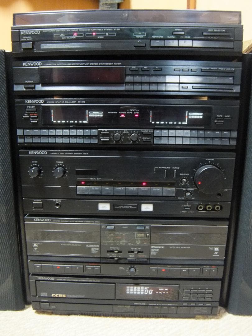 【引き取り限定】KENWOOD ROXY DG3　システムコンポ　中古