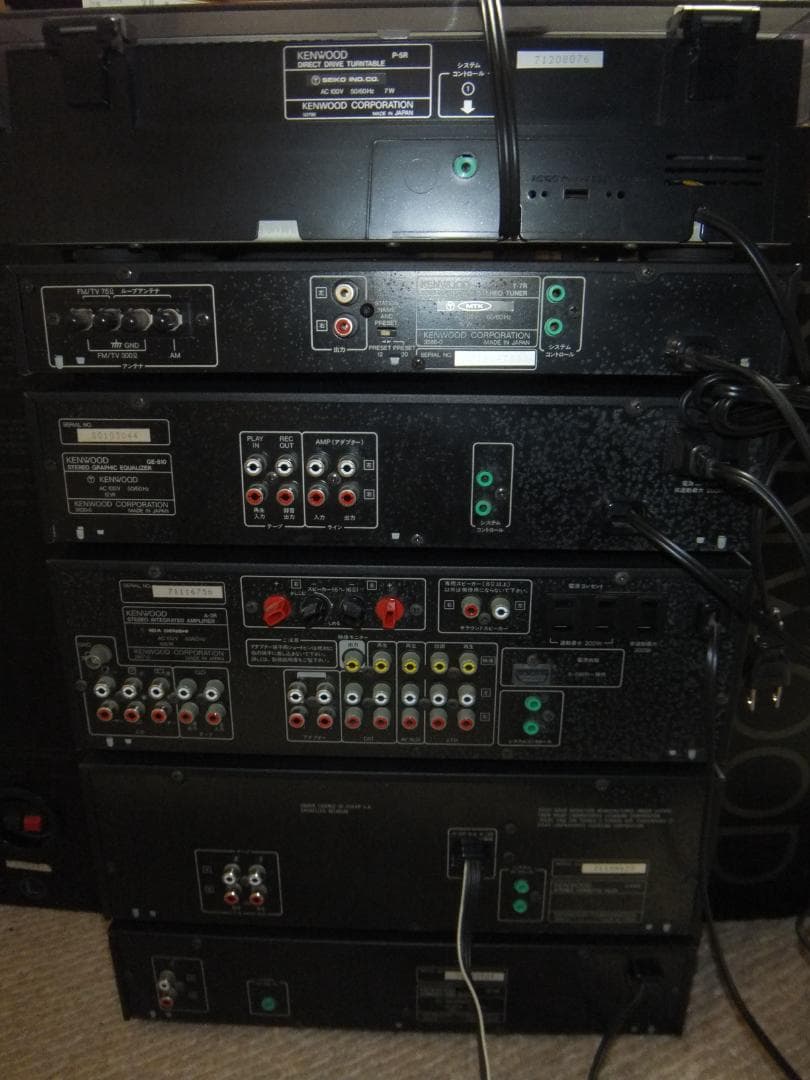 【引き取り限定】KENWOOD ROXY DG3　システムコンポ　中古