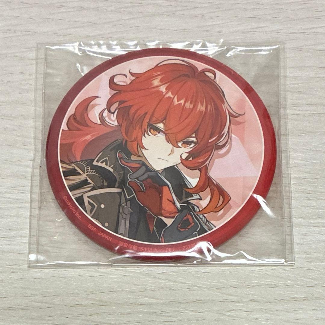 原神 SEGA gigo プライズ 缶バッジ ディルック