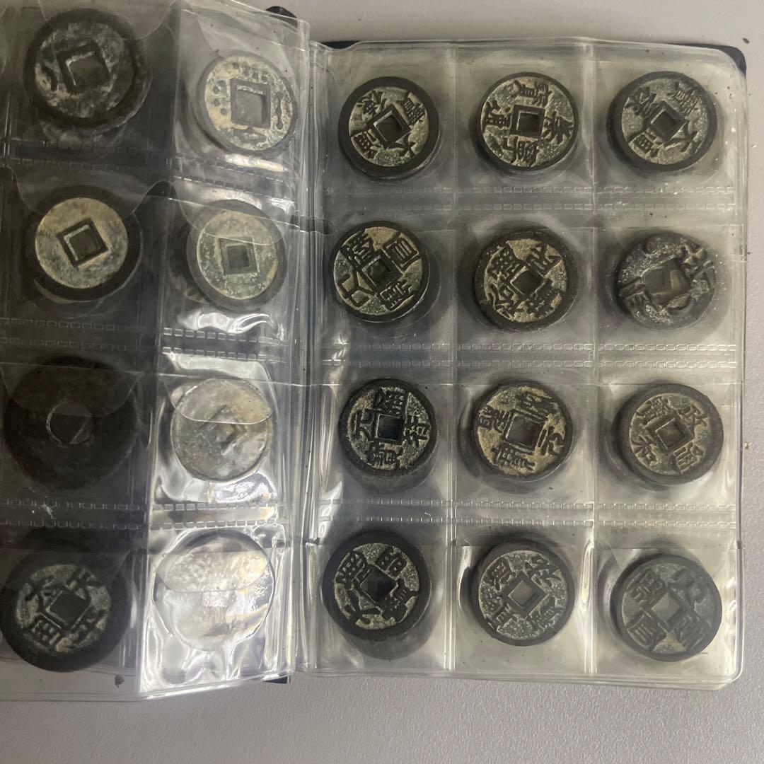 ね*け様 旧家蔵出 中国歴代 貨幣 銅銭通宝 貨幣 まとめ120枚入