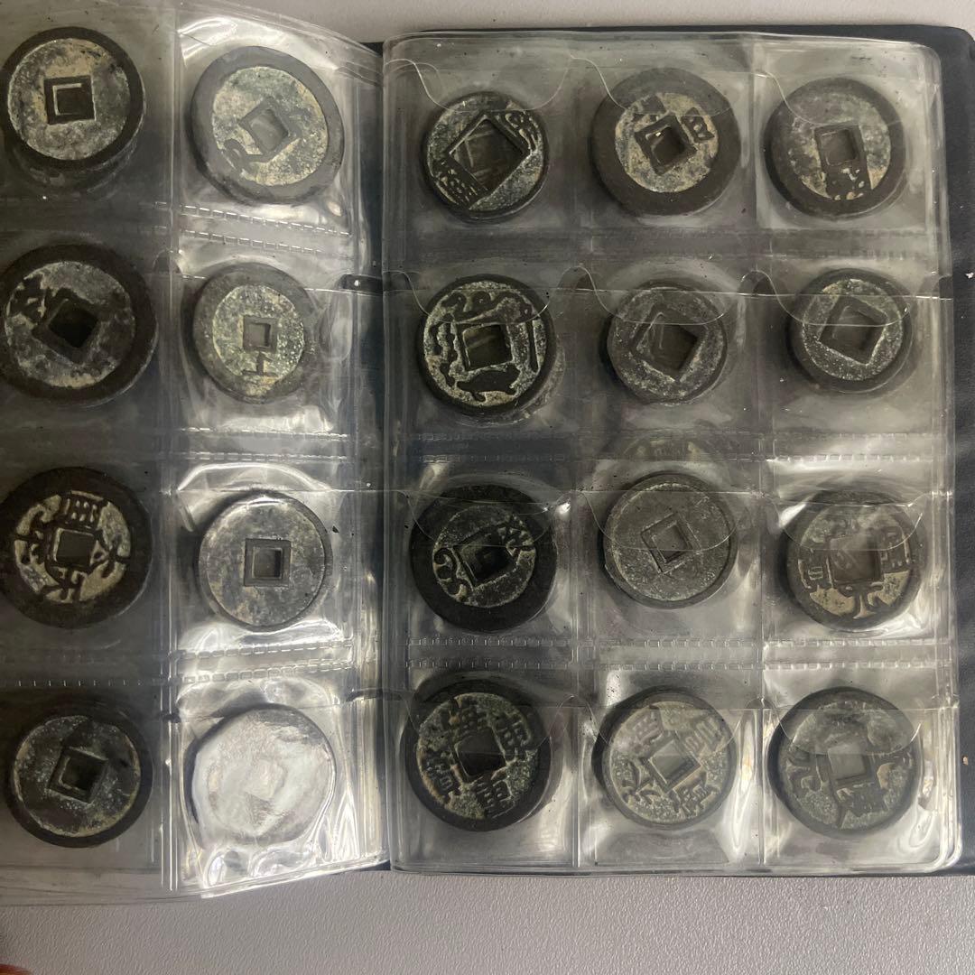 ね*け様 旧家蔵出 中国歴代 貨幣 銅銭通宝 貨幣 まとめ120枚入