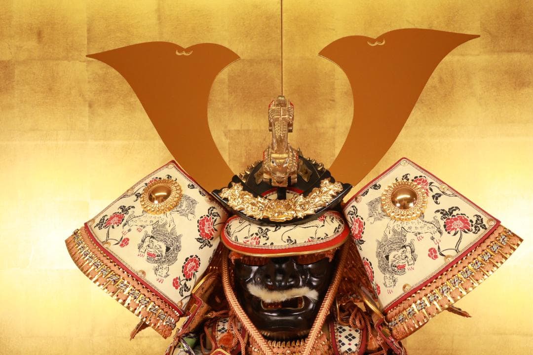 鎧師　大野龍玉作　伝統工芸品　源氏大鎧　着用鎧　節句　五月 BJ169