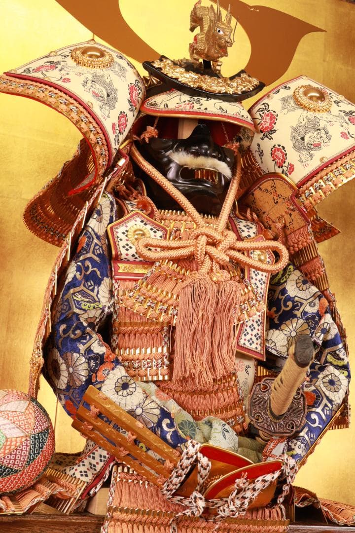鎧師　大野龍玉作　伝統工芸品　源氏大鎧　着用鎧　節句　五月 BJ169