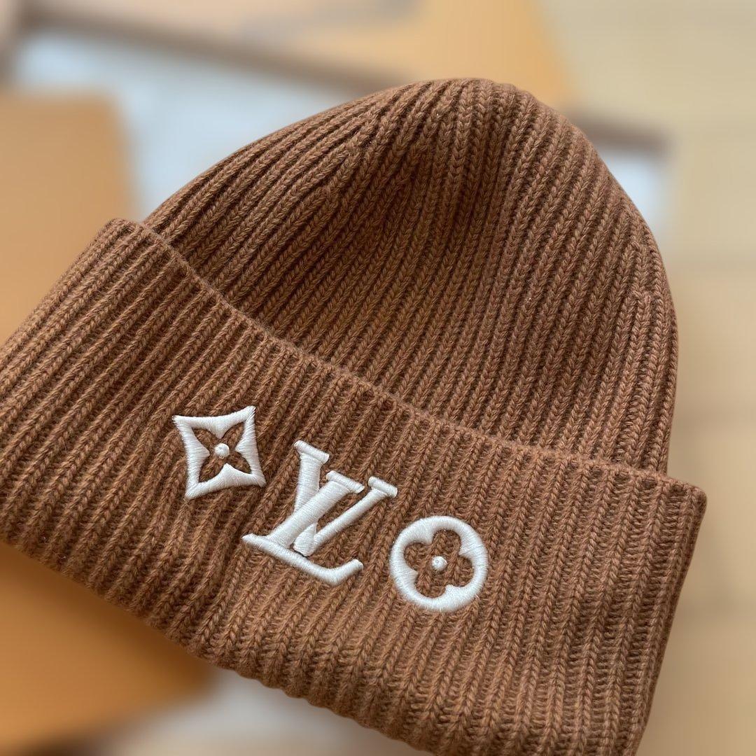 Louis Vuitton ブラウンニット帽