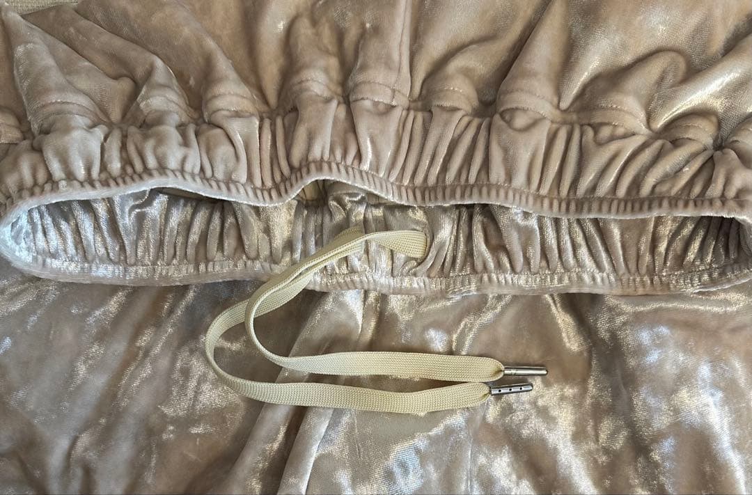 完売 emmi ベロアカーゴパンツ LBGE