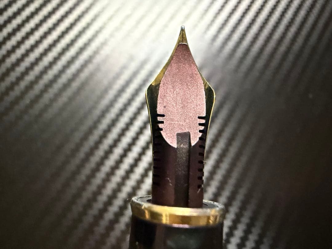 美品 プラチナ 万年筆 3776 セルロイド イシガキ M 中字