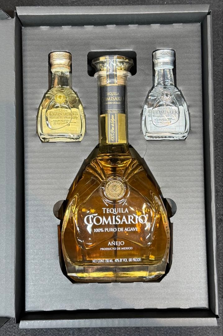 コミサリオ テキーラ 3本セット ギフトボックス
