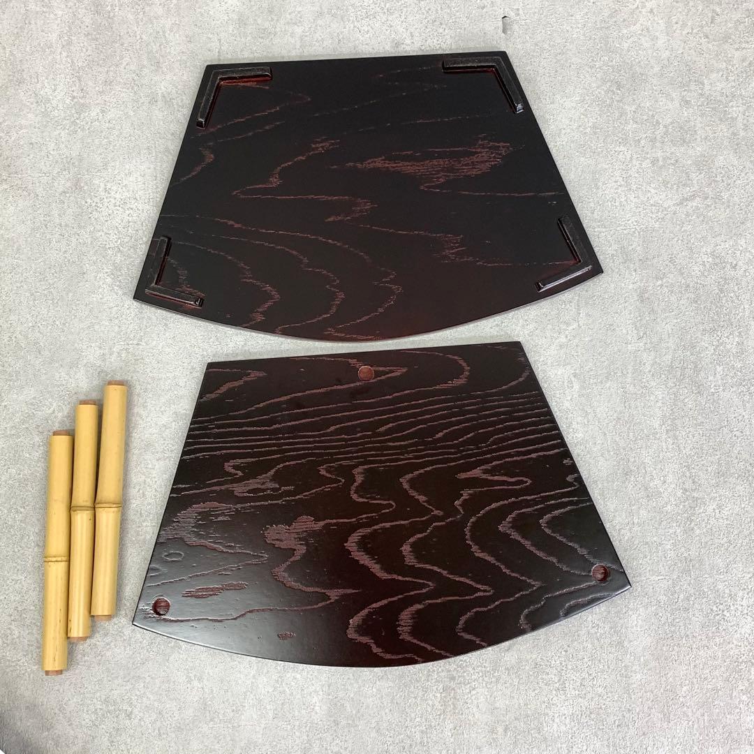 12月16日まで12000円→10000円！自在台 茶道具 棚物 扇面