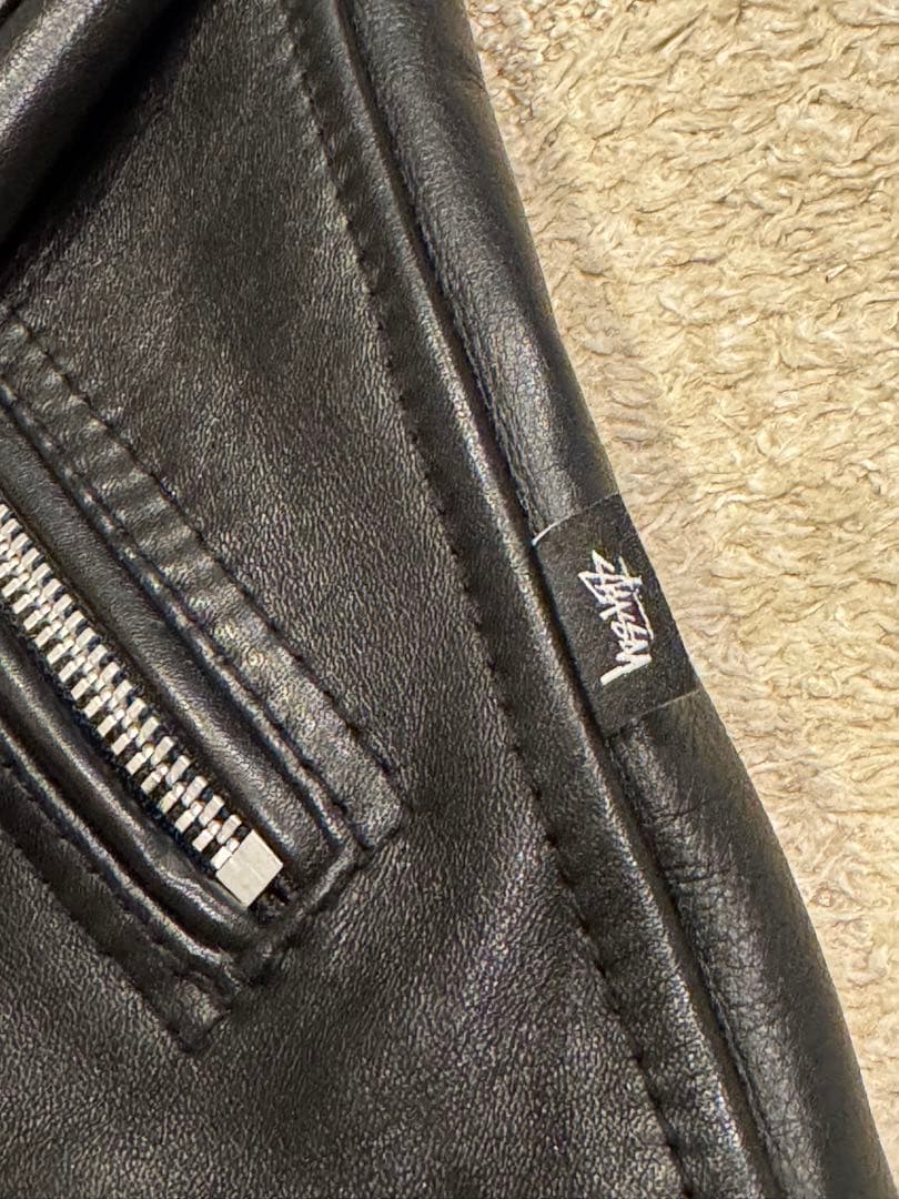 schott✖️stussy シングルライダースジャケット M 中古品