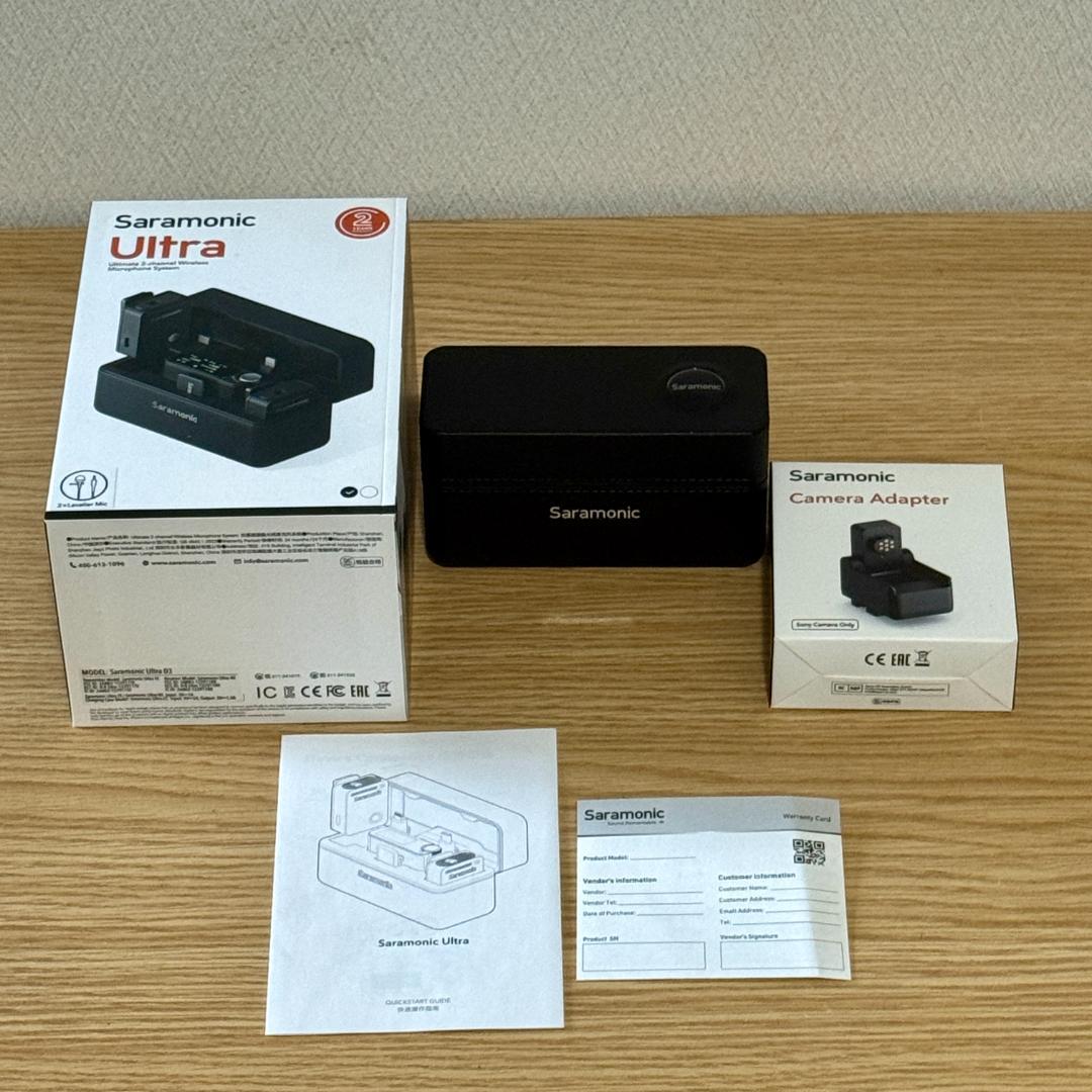 Saramonic Ultra 2ch + SR-CA Sony ホットシュー