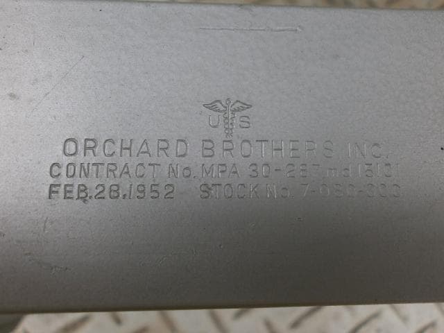 し*ん様 米軍 アルミ製 フォールディング テーブル MEDICAL TABLE