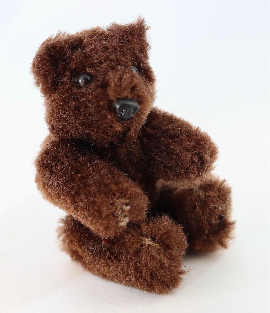 1950年代シュコー・ミニチュア・ペア2.5inch小型焦げ茶色の可愛いクマ