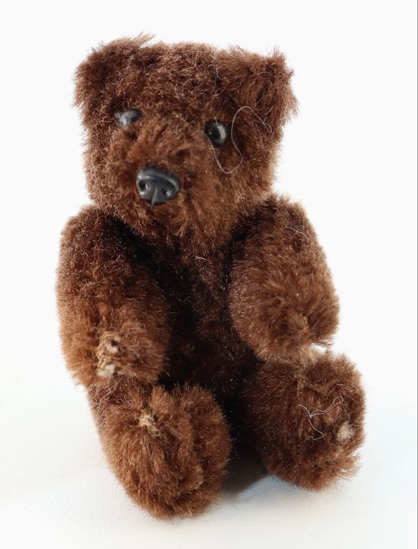 1950年代シュコー・ミニチュア・ペア2.5inch小型焦げ茶色の可愛いクマ