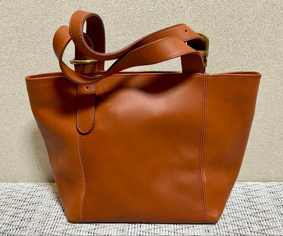 COACH オールドコーチ レザー バッグ キャメル 101-31 ポーチ付き