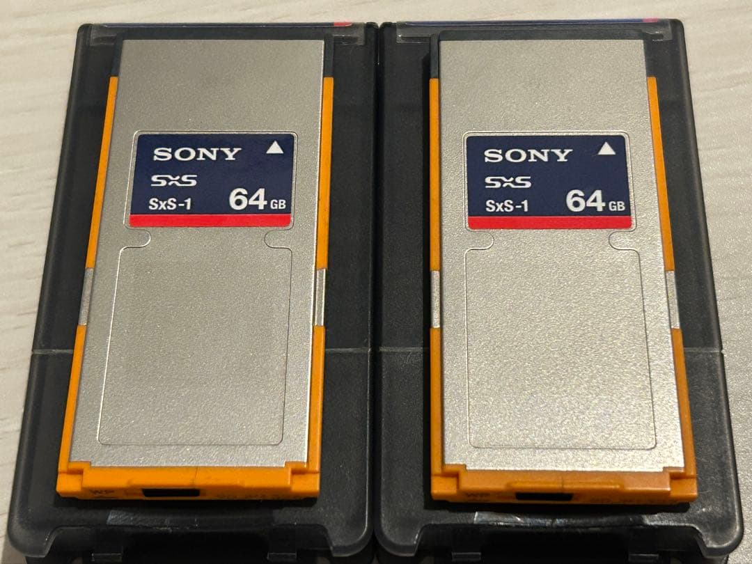 SONY SxS-1 メモリーカード 64GB 連番2個セット