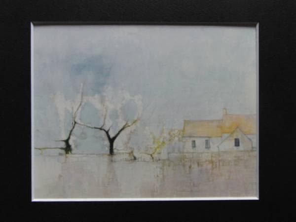 ジャンセン 「春」、繊細、可憐、希少画集画、 新品額装付