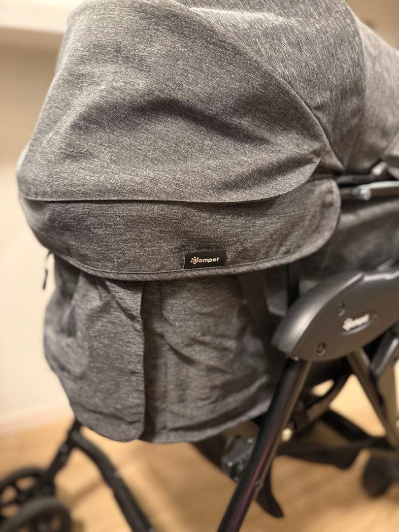 コムペット ペットカート グレー　milimili lite α