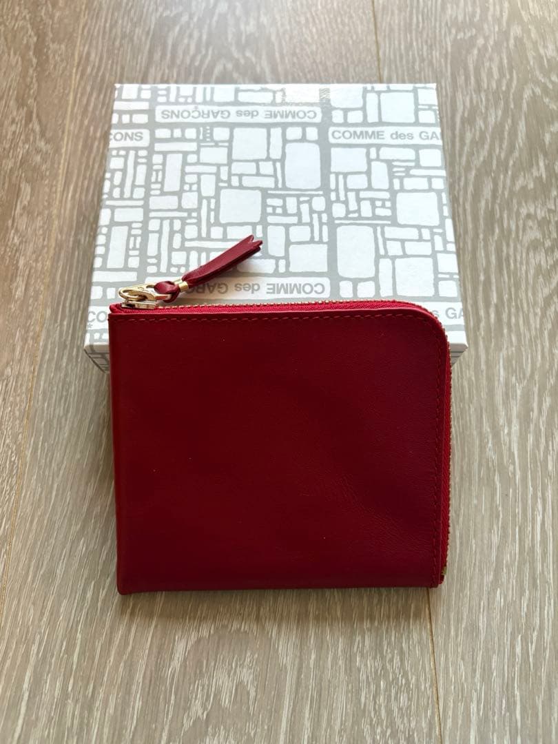 【新品未使用品】コムデギャルソン Lシェイプド ジップウォレット
