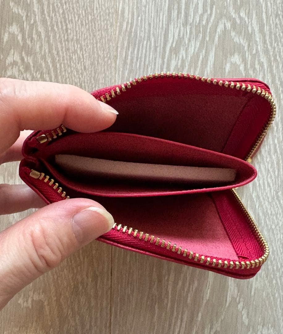 【新品未使用品】コムデギャルソン Lシェイプド ジップウォレット