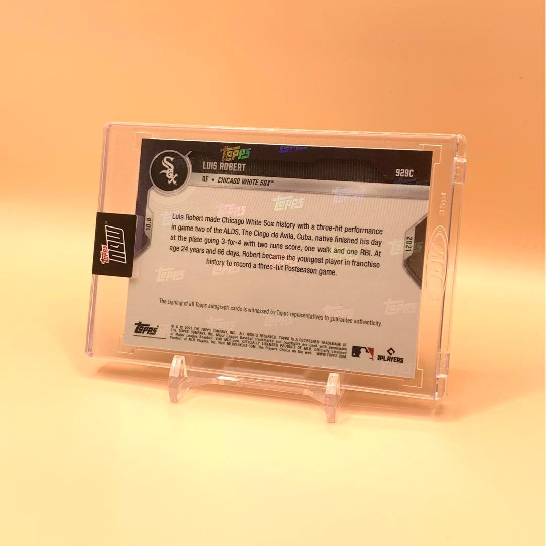 （激レア）Luis Robert Topps now 929 直筆オート /25