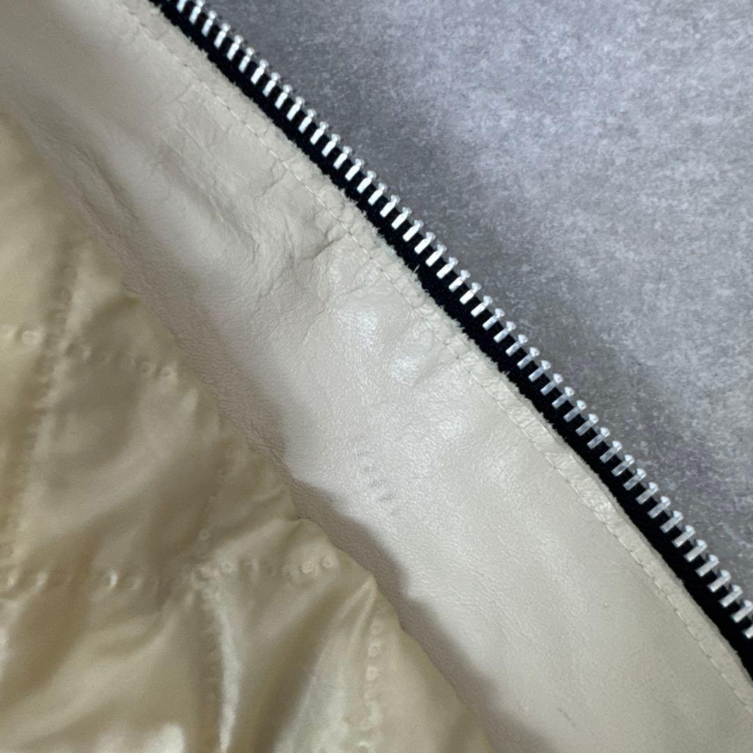 HORN WORKS バッファロー レザー ライダースジャケット ベージュ