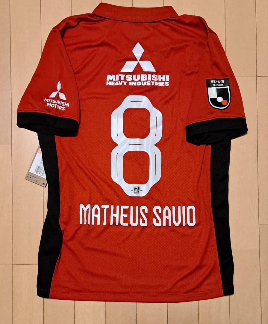 浦和レッズ マテウスサヴィオ ユニフォーム 2025 Lサイズ